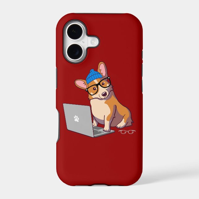 Hipster Corgi 2 (Back)