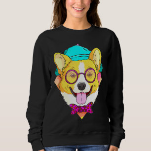 Hipster Corgi Dog Corgi Ideas Men Women 805 Sweatshirt