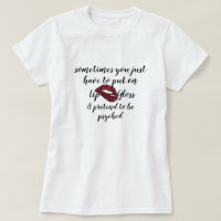 Hipster Cute Lip Gloss Funny T-Shirt Design