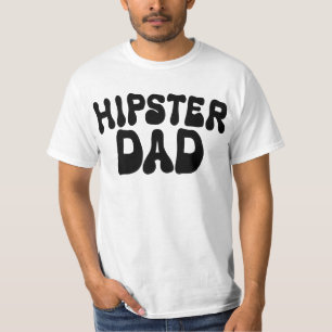 Hipster dad funny typo vintage T-Shirt