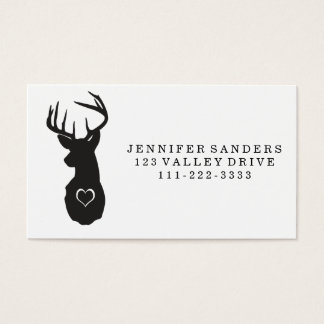 HIPSTER DEER WITH HEARTS