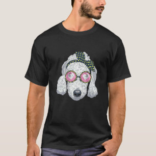 Hipster Dog Wearing Glasses Goofy Geek Dog  5 T-Shirt