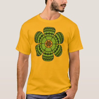 Hipster Flower Mens T-Shirt