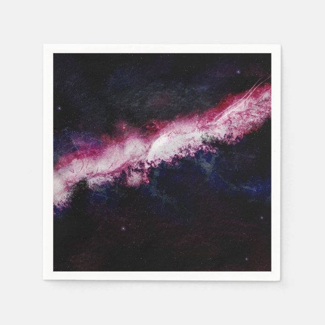Hipster Galaxy Universe Napkin (Front)