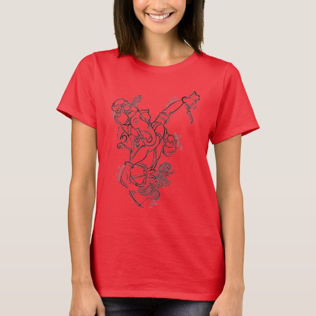 Hipster Ganesh Tee - Customised (Front)