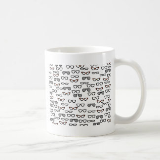 Hipster glasses coffee mug
