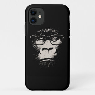 Hipster Gorilla With Glasses Case-Mate iPhone Case