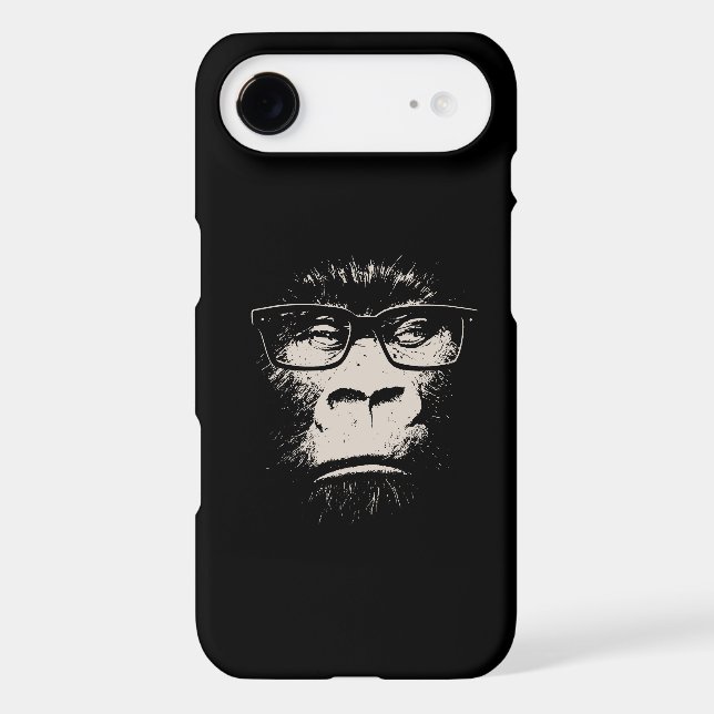 Hipster Gorilla With Glasses Case-Mate iPhone Case (Back)