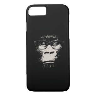 Hipster Gorilla With Glasses Case-Mate iPhone Case