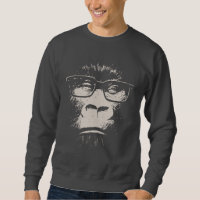 Hipster Gorilla With Glasses
