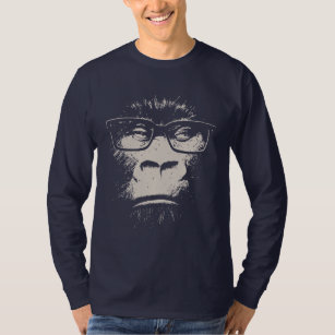 Hipster Gorilla With Glasses T-Shirt