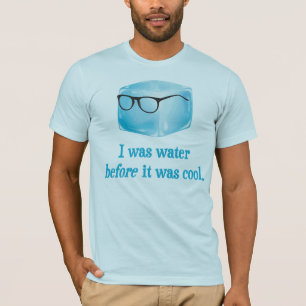 Hipster Ice Cube Was Water Before It Was Cool T-Shirt