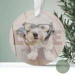 Hipster Instagram Photo Art - Love Colour Overlay Ornament<br><div class="desc">Create your own artwork with this Instagram Template. It has a soft overlay that highlights your photo yet adds a cool effect.</div>
