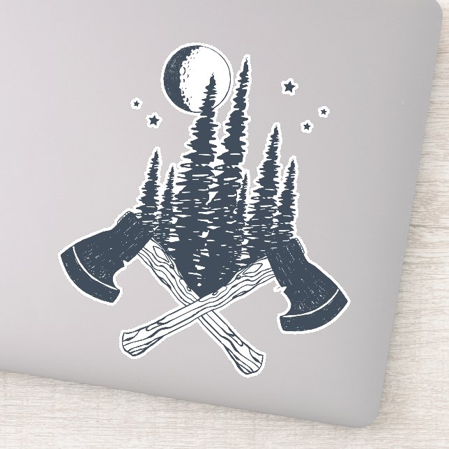 Hipster Lumberjack Scene (Detail)