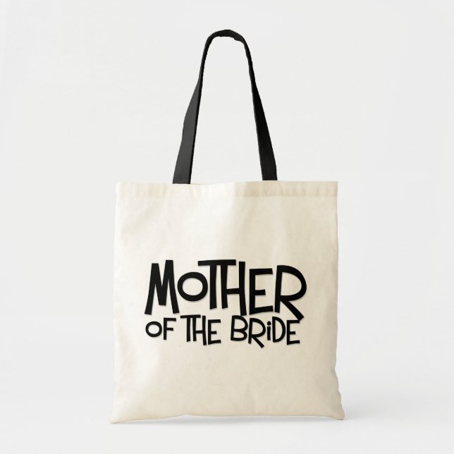 Hipster Mother of the Bride Tote Bag (Front)