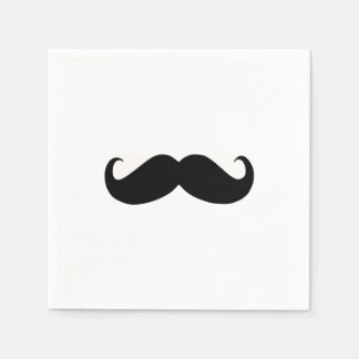 Hipster Moustache Paper Napkin