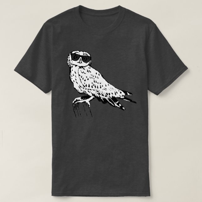 Hipster Owl T-Shirt (Design Front)