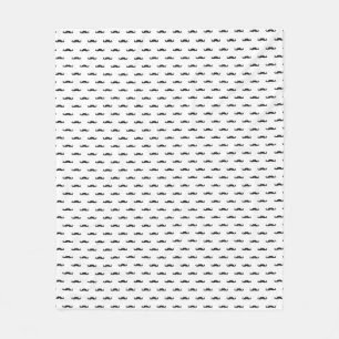 Hipster pattern fleece blanket