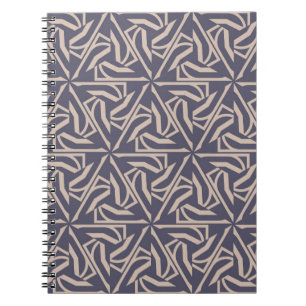Hipster pattern with polygonal elements. Triangles Notebook