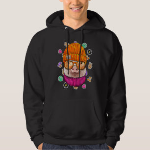 Hipster Pig Geek Nerd Glasses Farm Animal Love Pea Hoodie