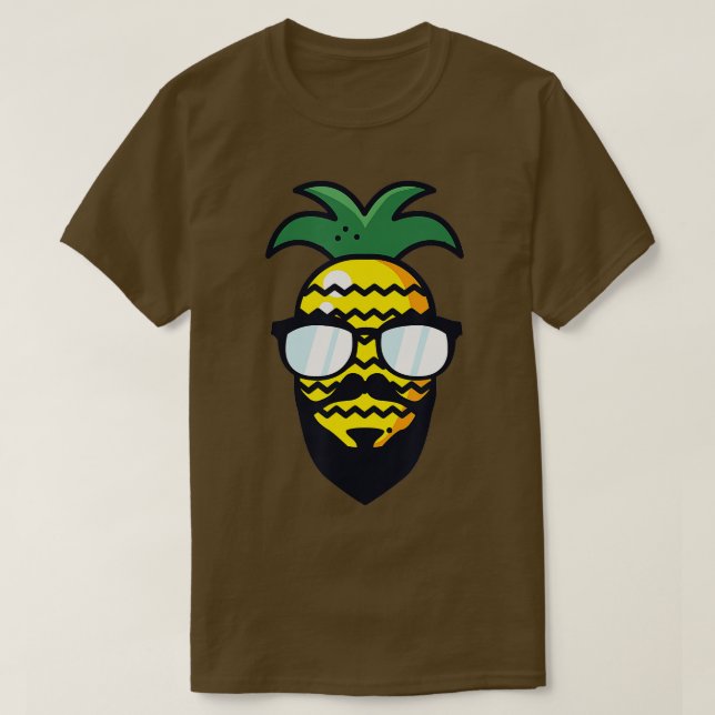 Hipster pineapple T-Shirt (Design Front)