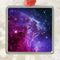 Hipster Purple Ombre Monkey Head Nebula
