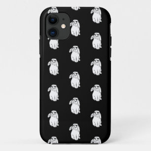 Hipster Rabbit Funny Bunny With Glasses Cute Anima Case-Mate iPhone Case