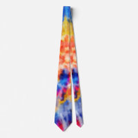 *~* Hipster Rainbow Retro Psychodelic Tie Dye tie