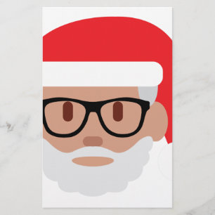 hipster Santa Claus emoji