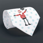 Hipster Santa Tie<br><div class="desc">Hipster Santa in skinny jeans for a fun Christmas feel. Original art by Nic Squirrell.</div>