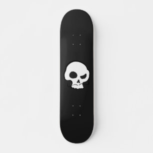 Hipster Skull Skateboard