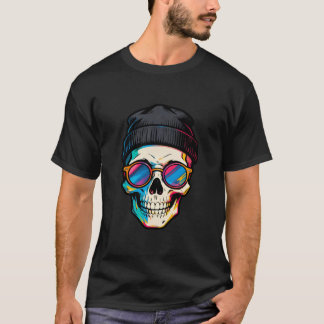Hipster Skull T-Shirt