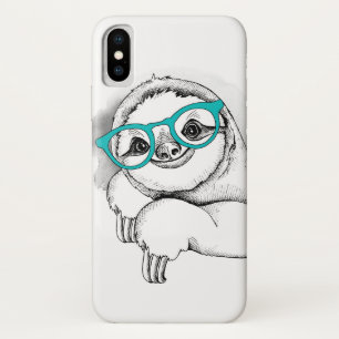 Hipster Sloth Case-Mate iPhone Case