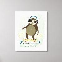 Hipster Sloth | Rollin' With My Slow Jams
