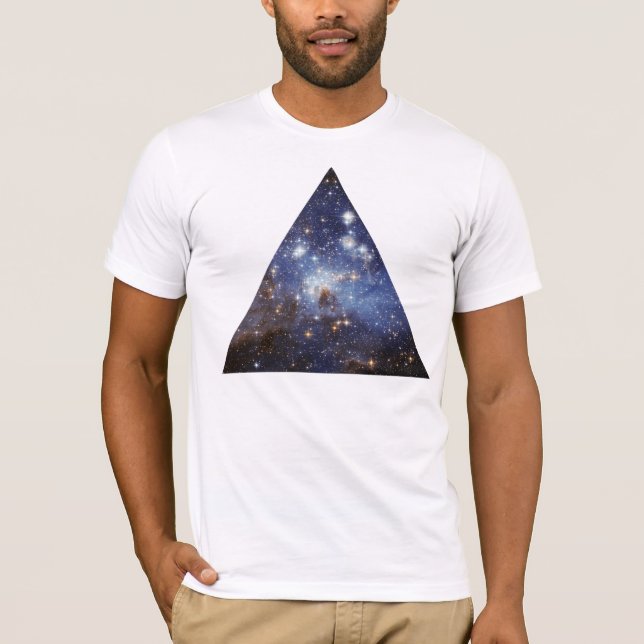hipster space triangle T-Shirt (Front)