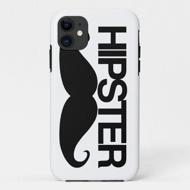 Hipster Stache Case-Mate iPhone Case (Back)