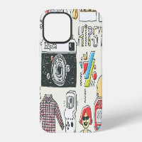 Hipster swag: hand-drawn doodle set