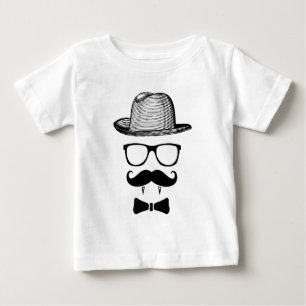 Hipster Vampire Gentleman Baby T-Shirt
