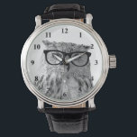 Hipster watch | funny owl with glasses photo<br><div class="desc">Hipster watch | funny owl with glasses photo.</div>