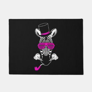 Hipster Zebra Doormat