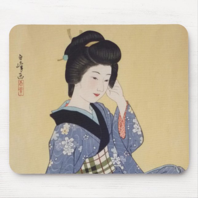 Hirano Hakuho's Young Girl Mouse Pad (Front)