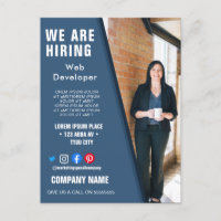 hiring staff BUSINESS custom logo flyer Poster Po