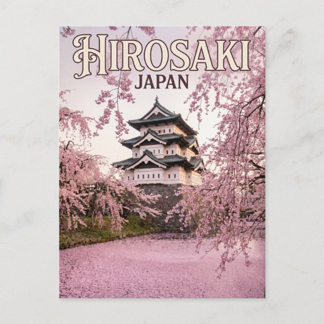 Hirosaki Castle Japan Postcard (Front)