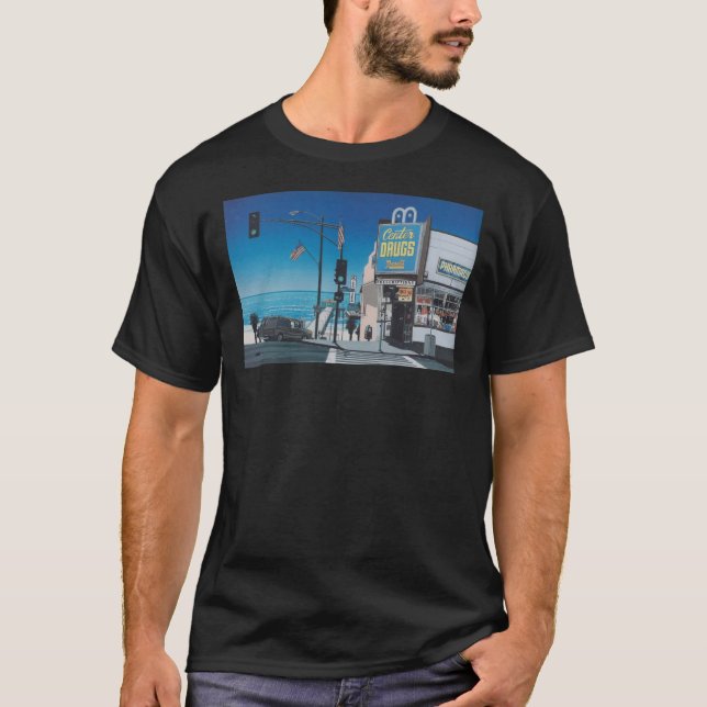 Hiroshi nagai Aesthetic vaporwave Poster T-Shirt (Front)