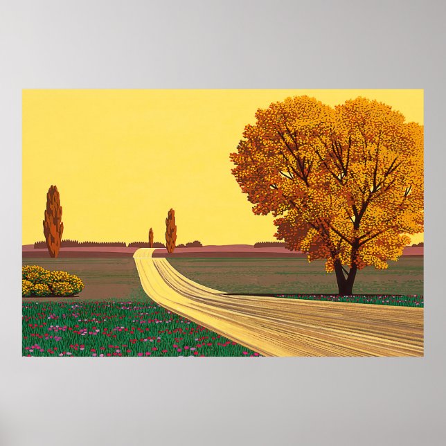 hiroshi nagai art paintings poster (Front)
