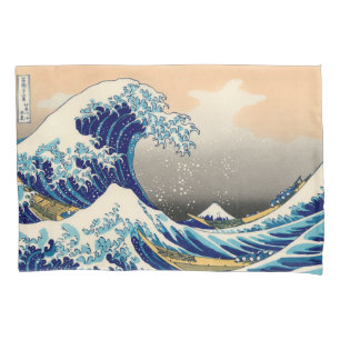 Hiroshige The Great Wave Off Kanagawa Pillowcase