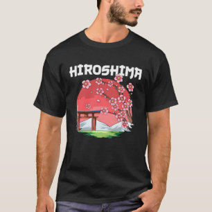Hiroshima Kyokujitsuki Sakura Japan T-Shirt