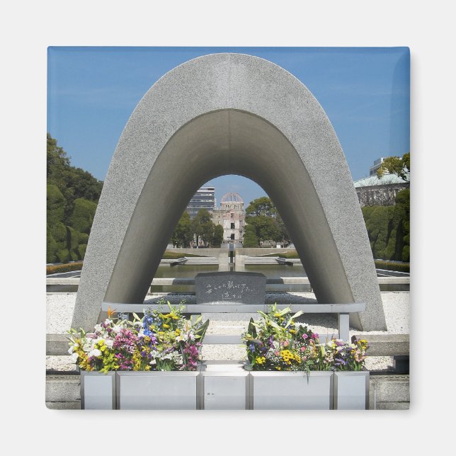 Hiroshima Memorial Cenotaph Magnet (Front)