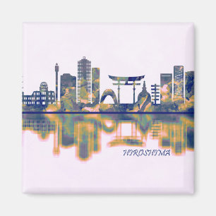 Hiroshima Skyline Magnet