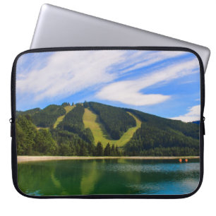 Hirschenkogel in Summer - Water Reflections Laptop Sleeve